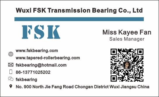 Chine FSK Z-539192.TR2 roulements scellés ID 304.8mm pour les applications de faisceau en pouces 8